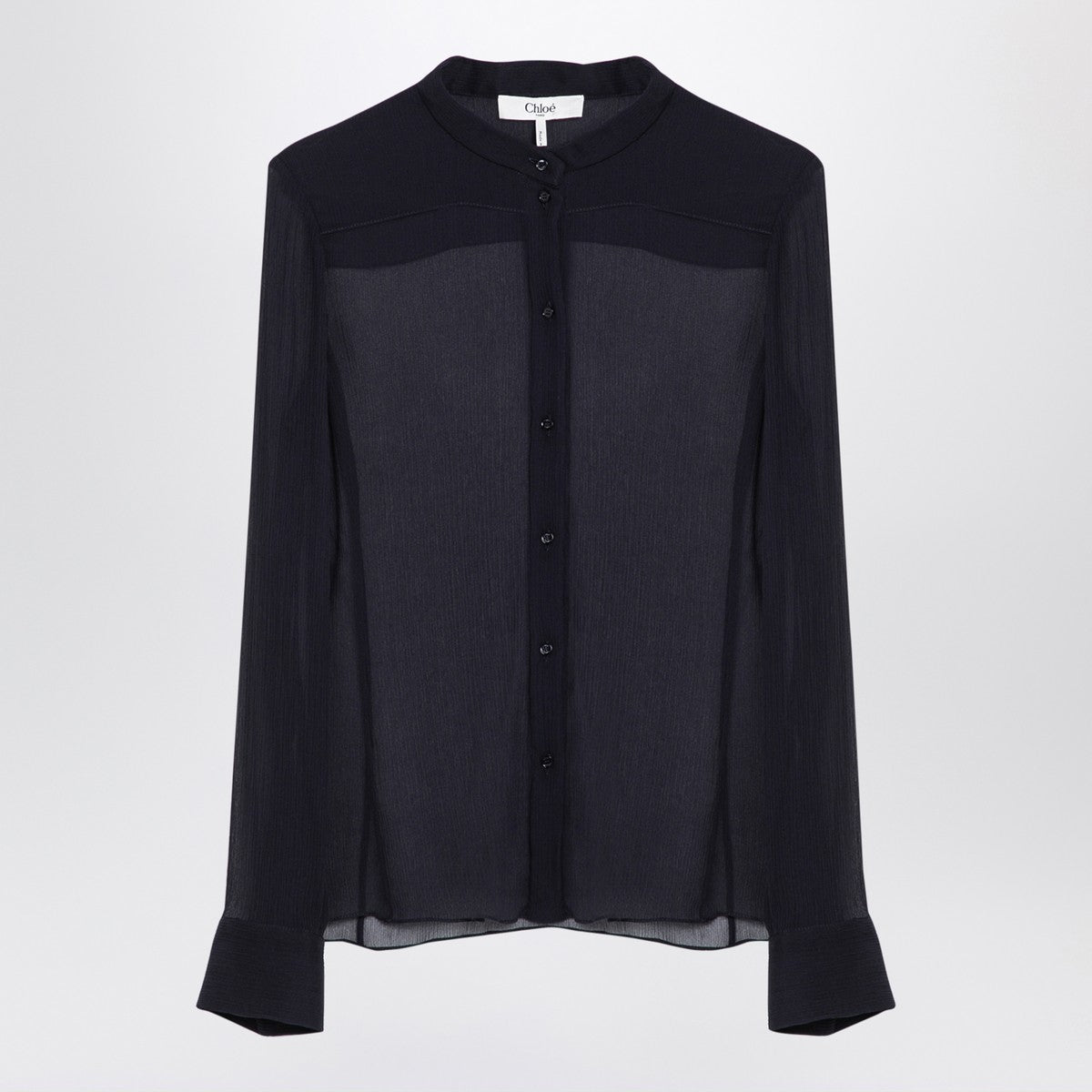 Chloé Transparent blue silk blouse Chloé