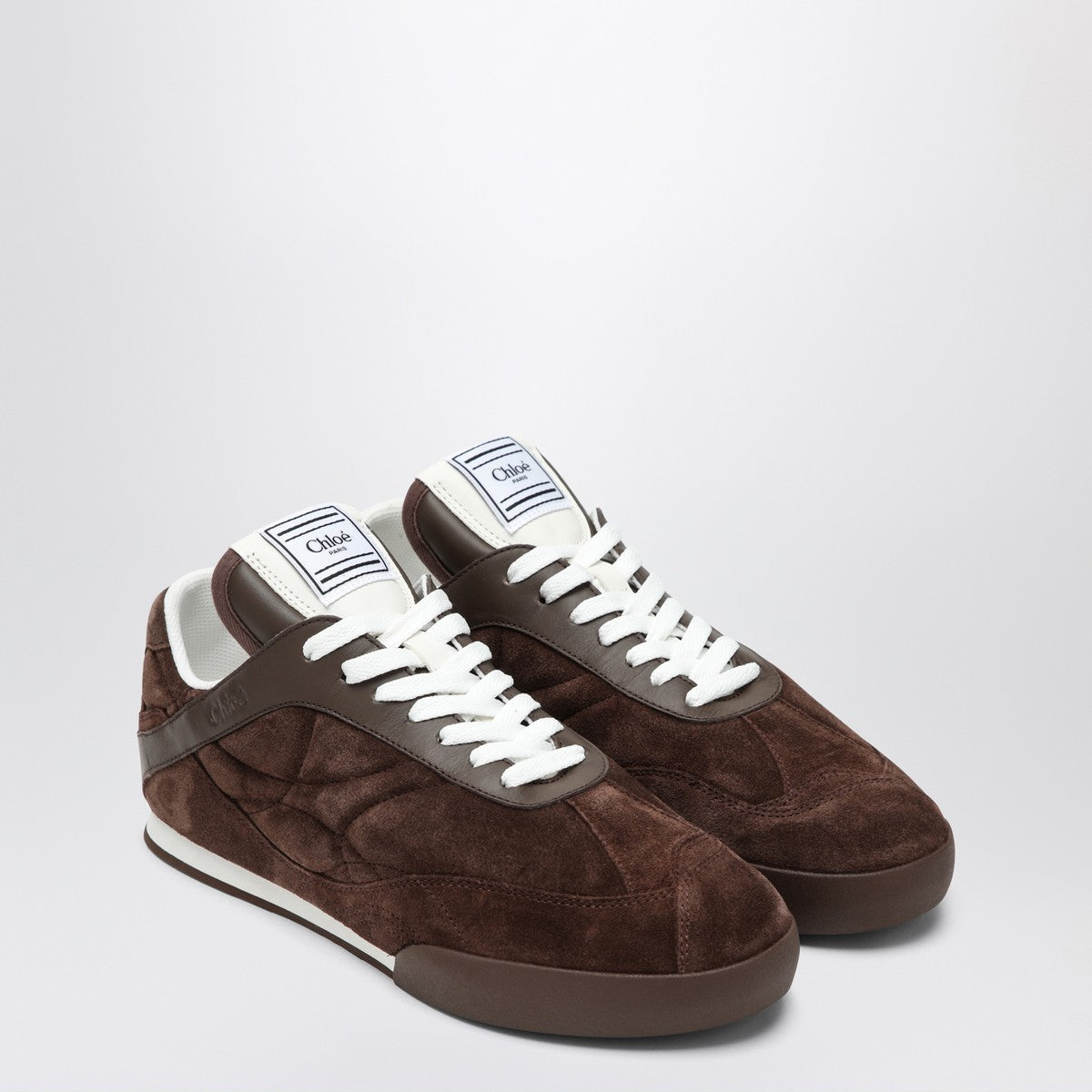 Chloé Kick Chocolate sneakers in suede Chloé