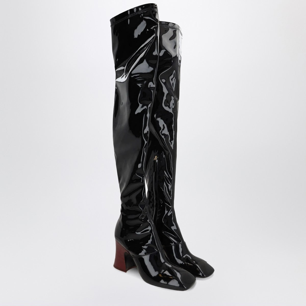 Chloé Janis over-the-knee boots in black Chloé