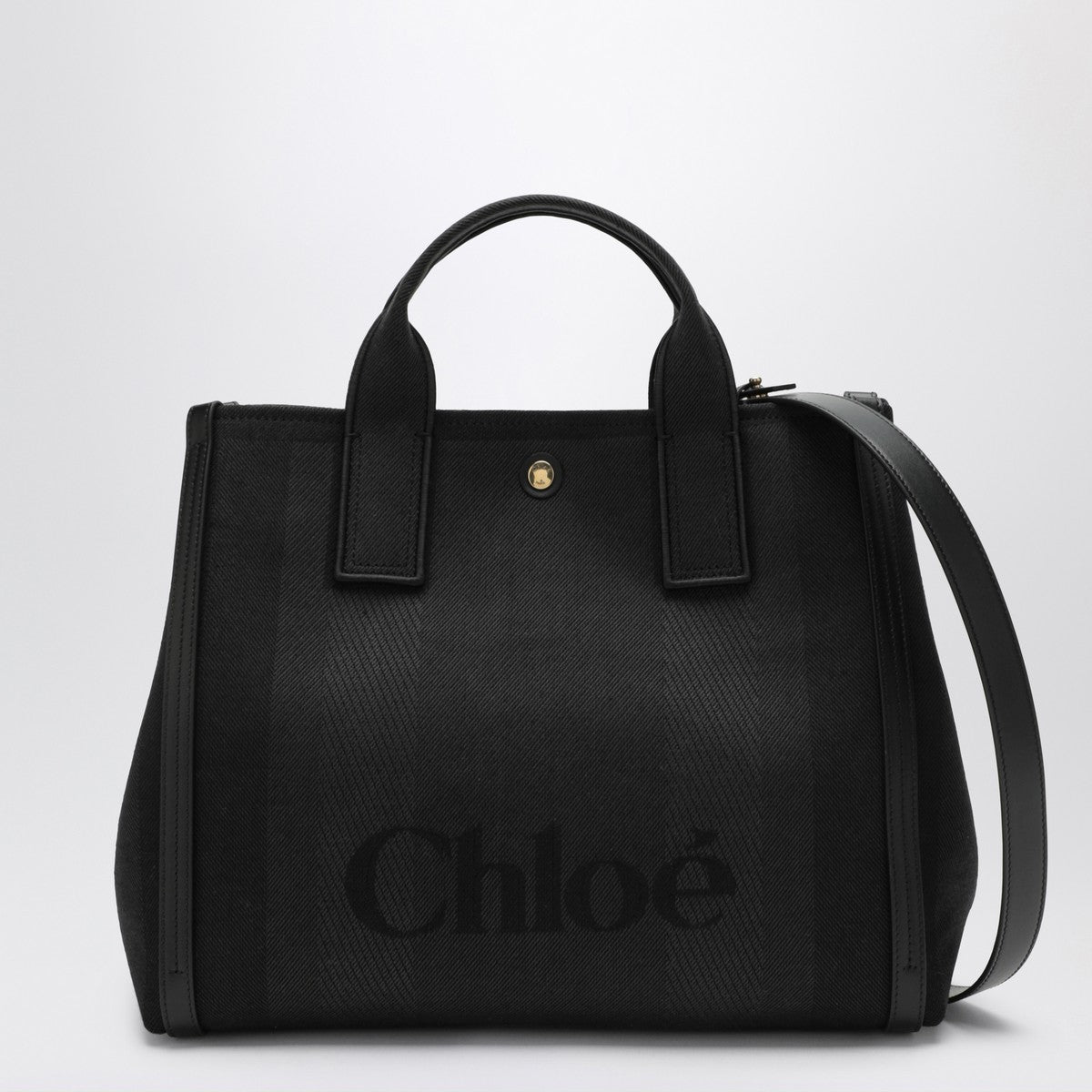 Chloé Carry tote bag in black canvas Chloé