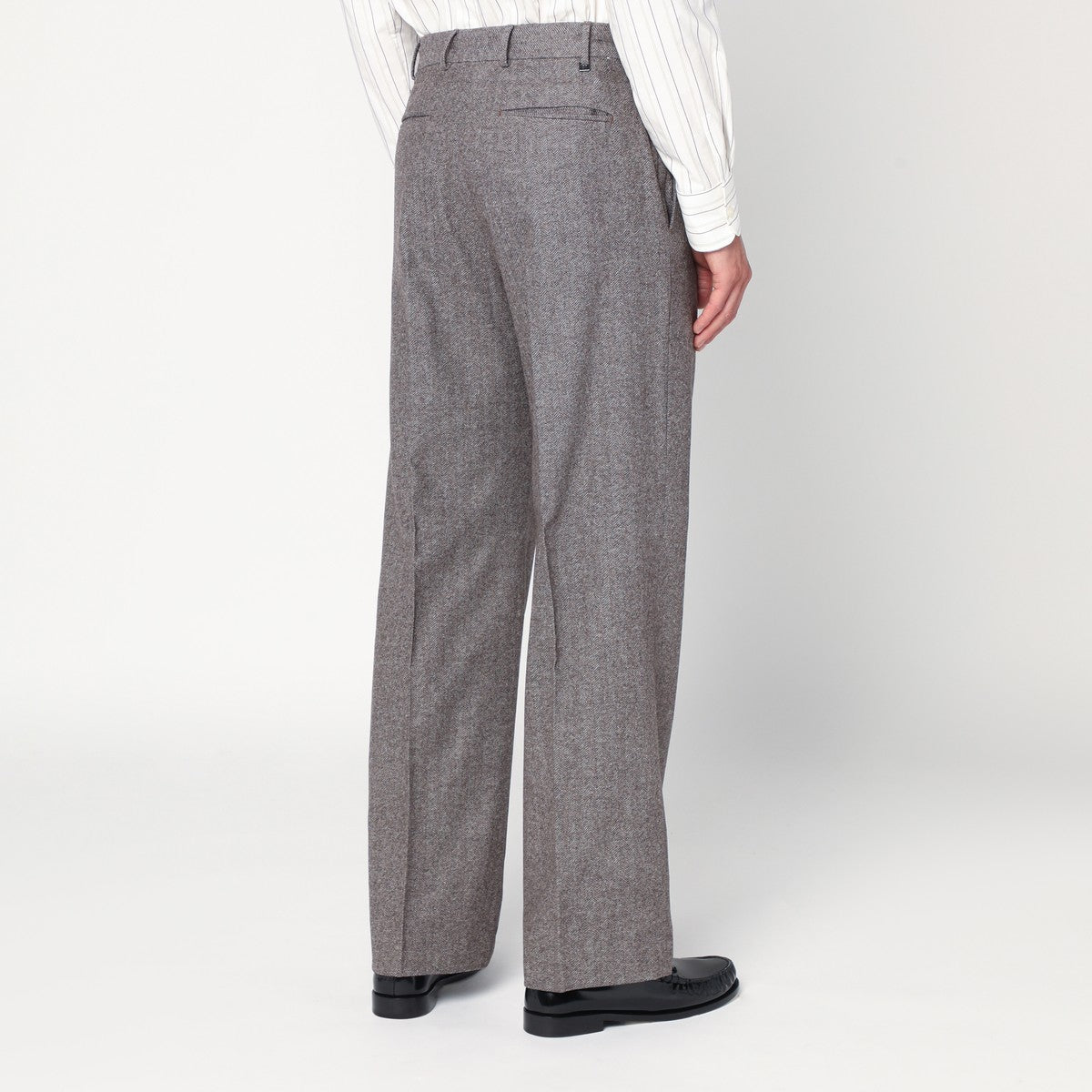 PT Torino Light brown wool pants with pleats PT Torino