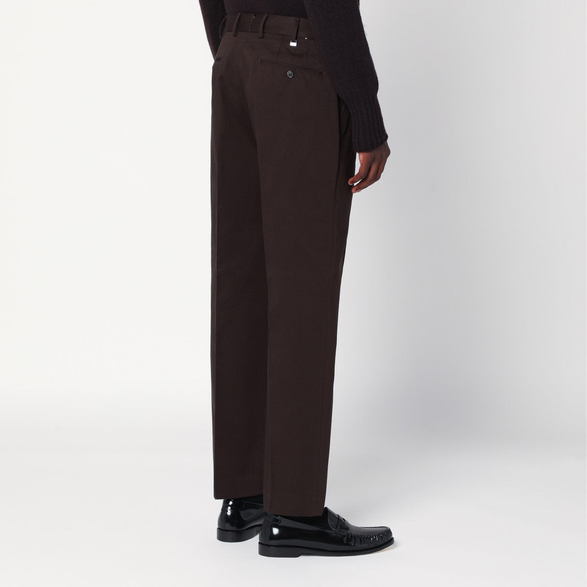PT Torino Brown cotton trousers PT Torino