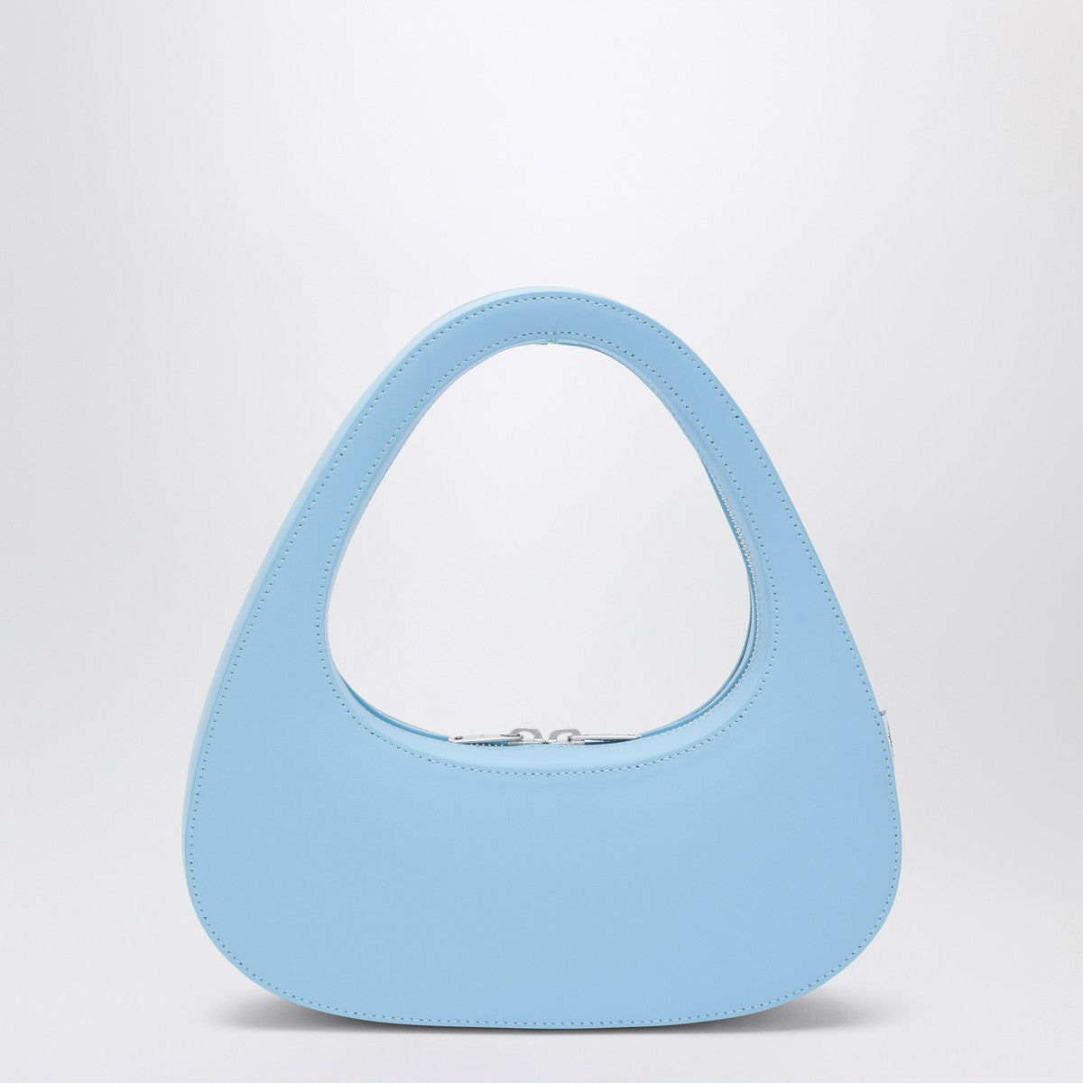Coperni Micro Baguette Swipe Bag light blue leather Coperni