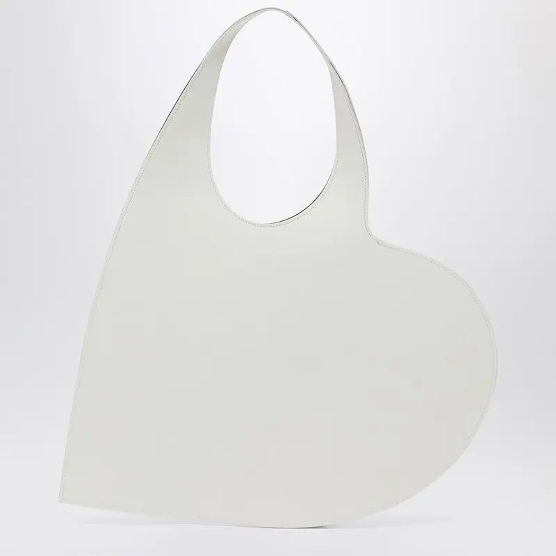 Coperni White leather Heart tote bag Coperni