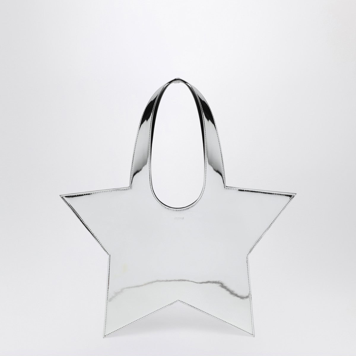 Coperni Mini Star mirrored silver tote bag Coperni