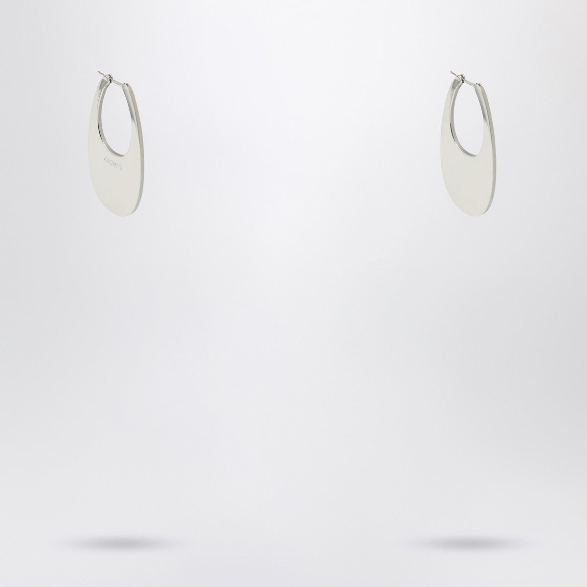 Coperni Large silver Swipe earrings Coperni