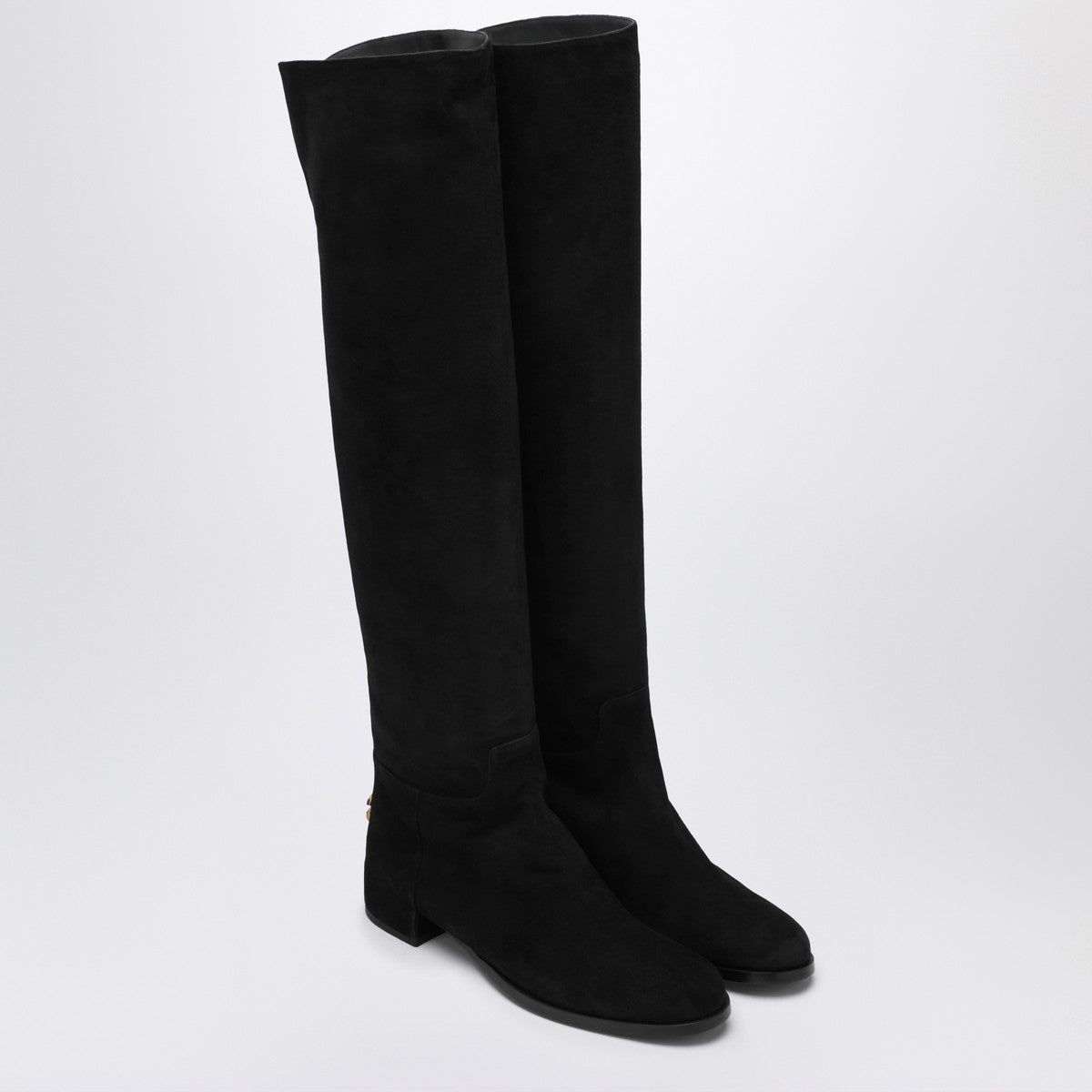 Dolce & Gabbana Dolce&Gabbana High suede boot black Dolce & Gabbana