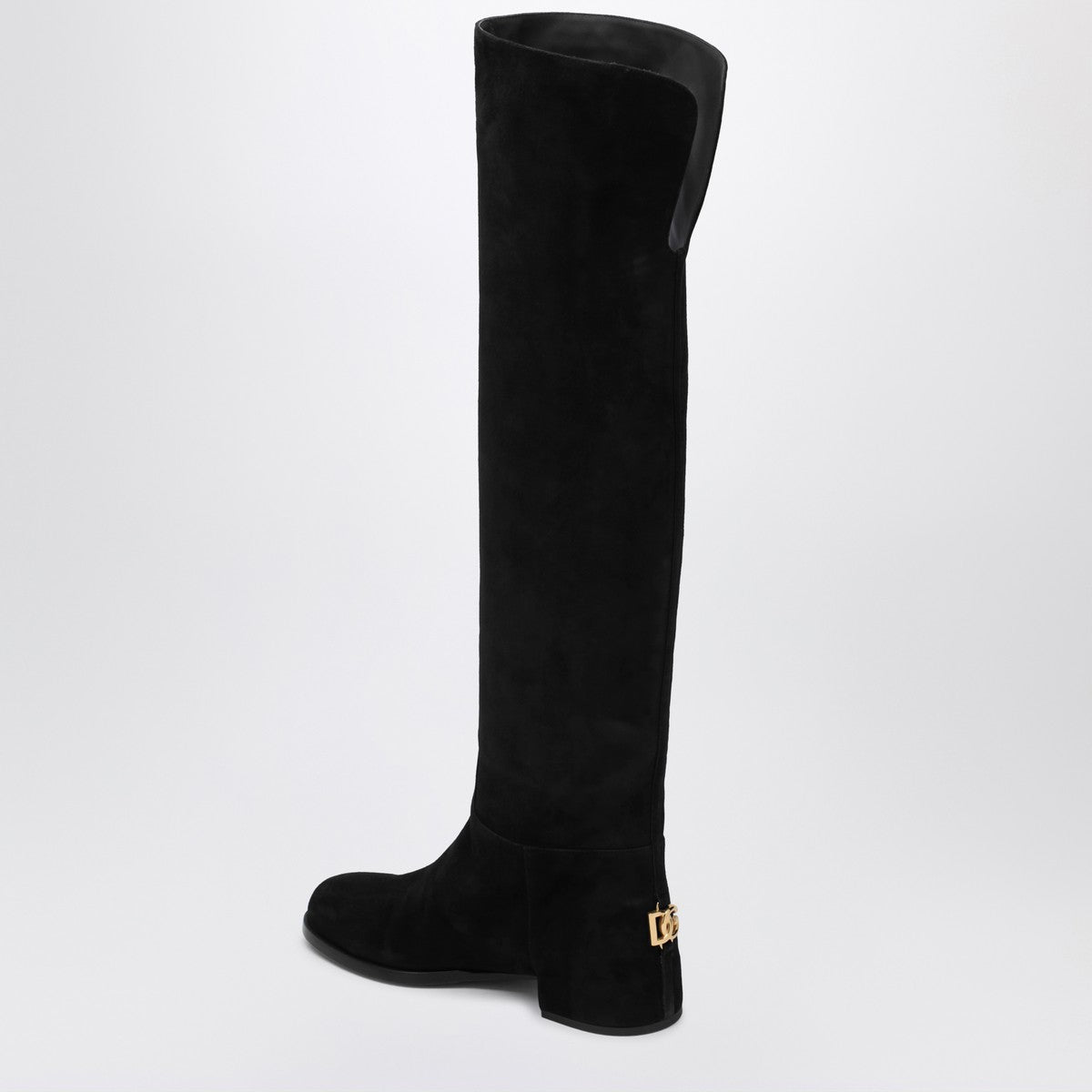 Dolce & Gabbana Dolce&Gabbana High suede boot black Dolce & Gabbana