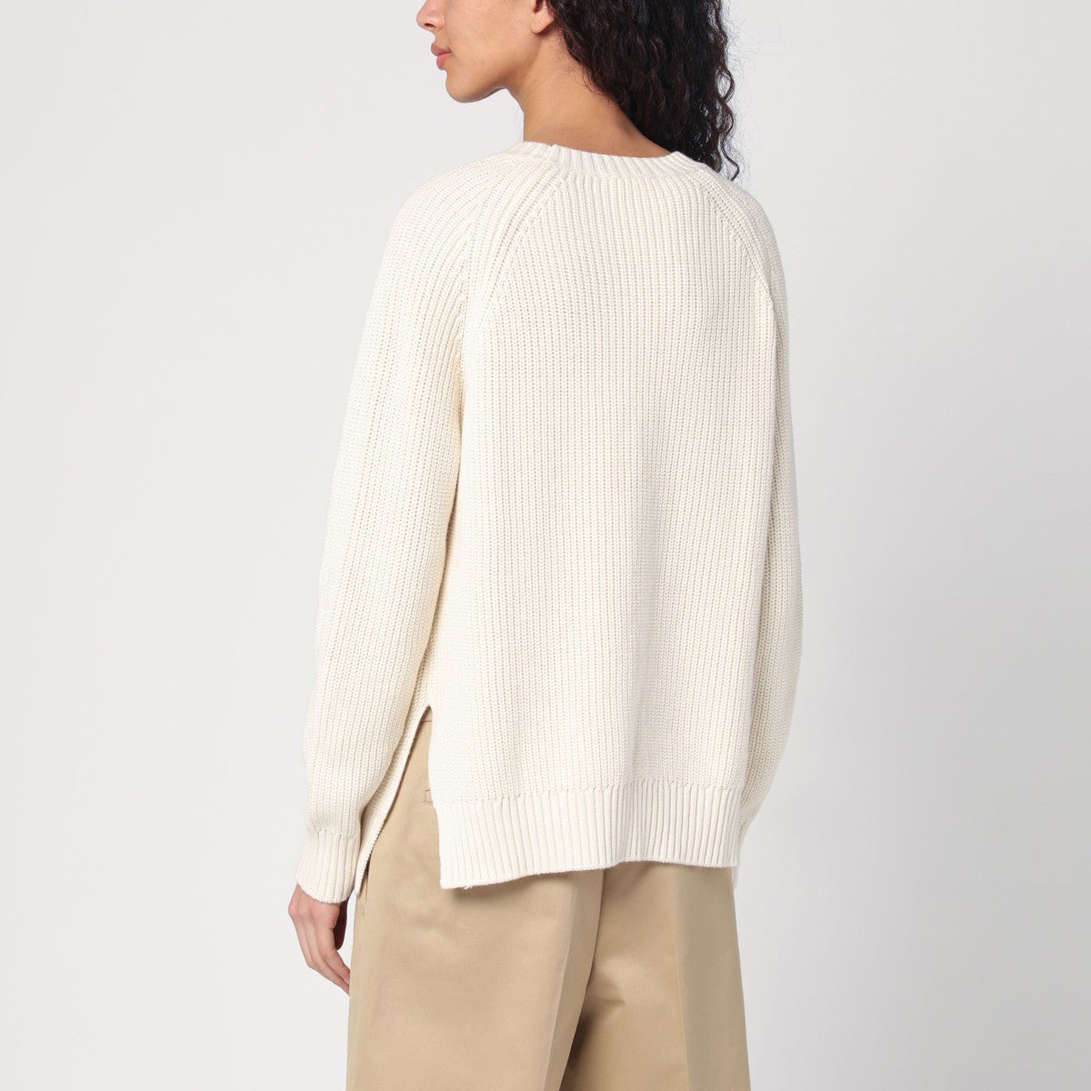 P.A.R.O.S.H. Sweater cream in cotton and cashmere P.A.R.O.S.H.