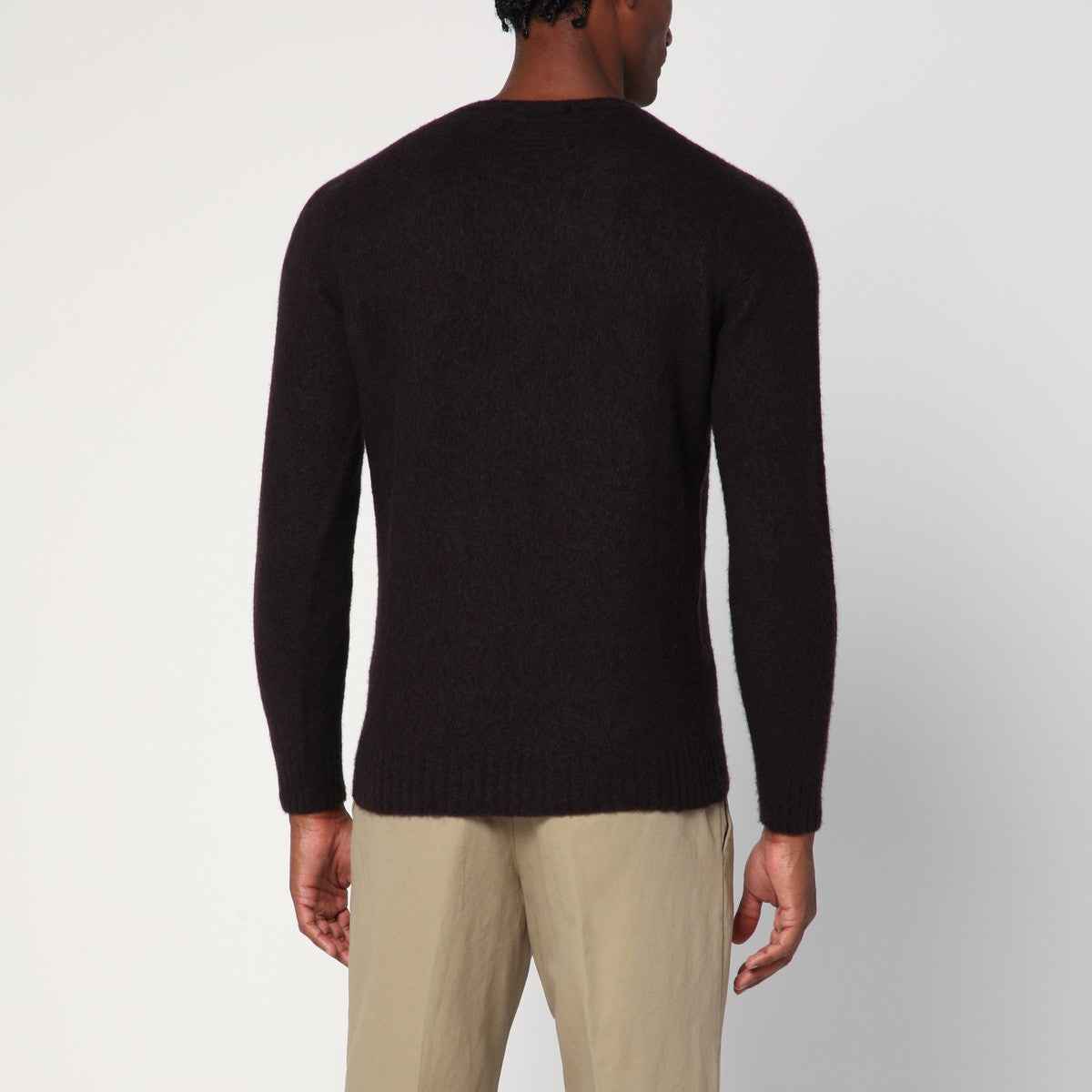 Drumohr Brown lambswool sweater Drumohr