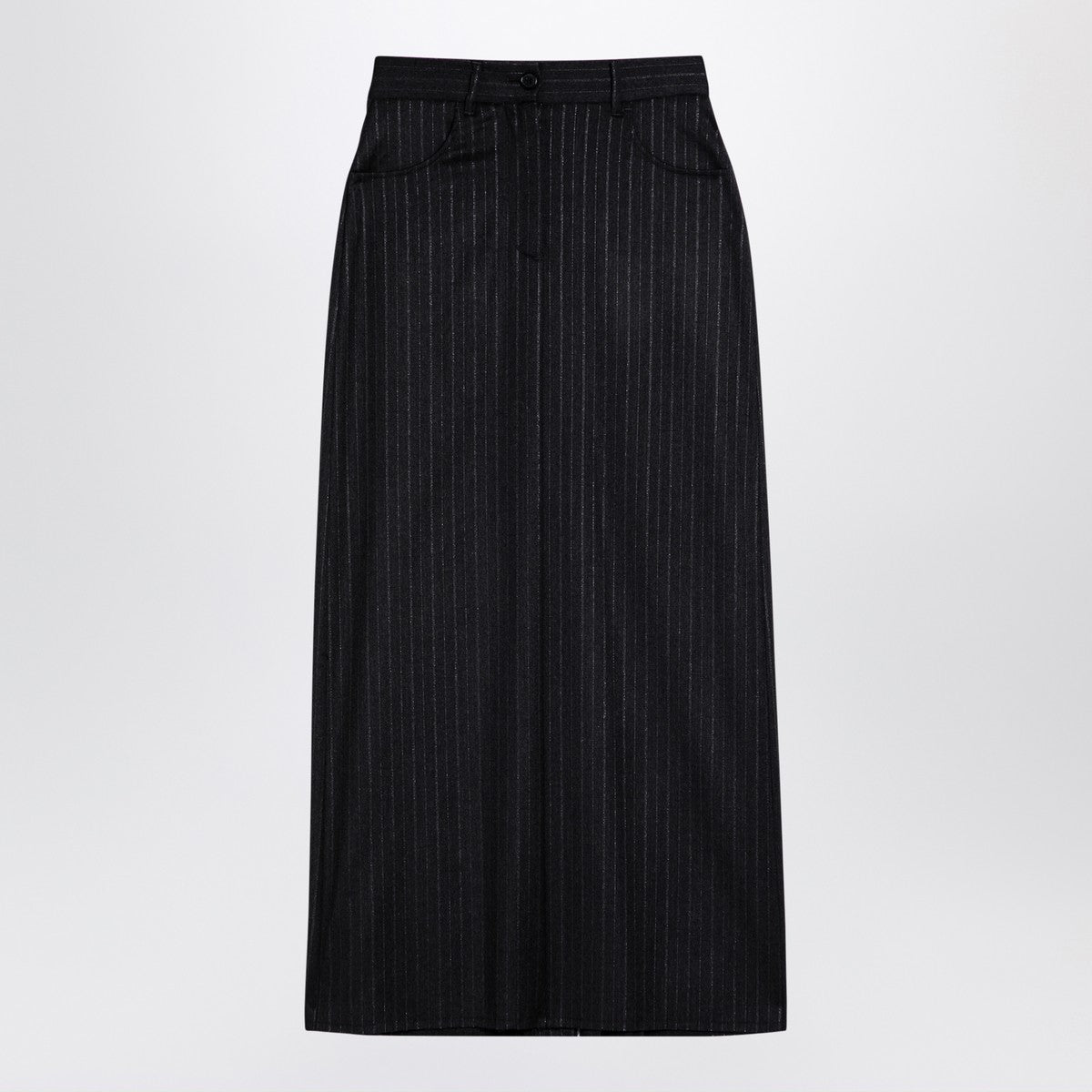 DEPARTMENT 5 Grey pinstripe wool-blend skirt DEPARTMENT 5