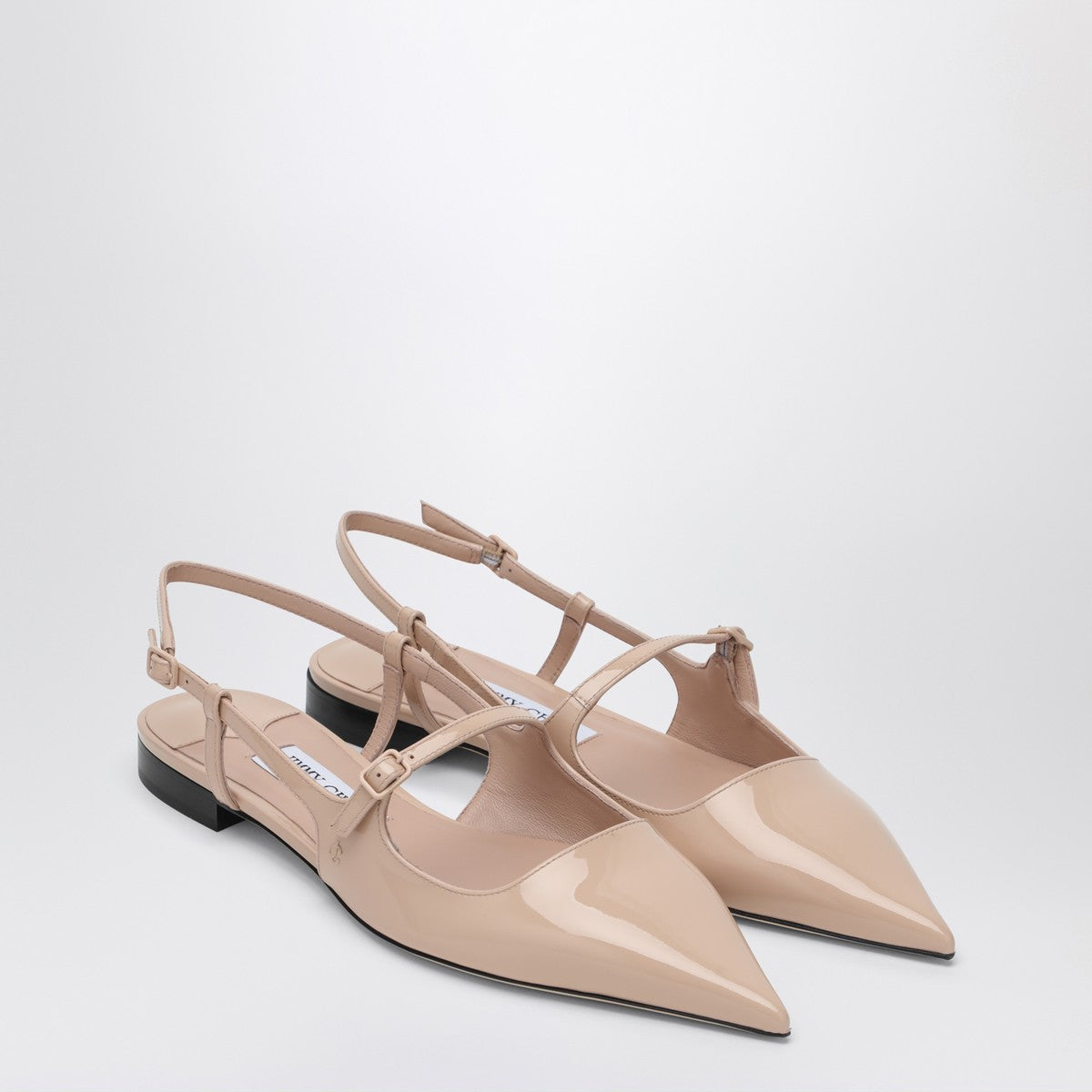 Jimmy Choo Scarpa Didi Flat nude in patent leather Jimmy Choo