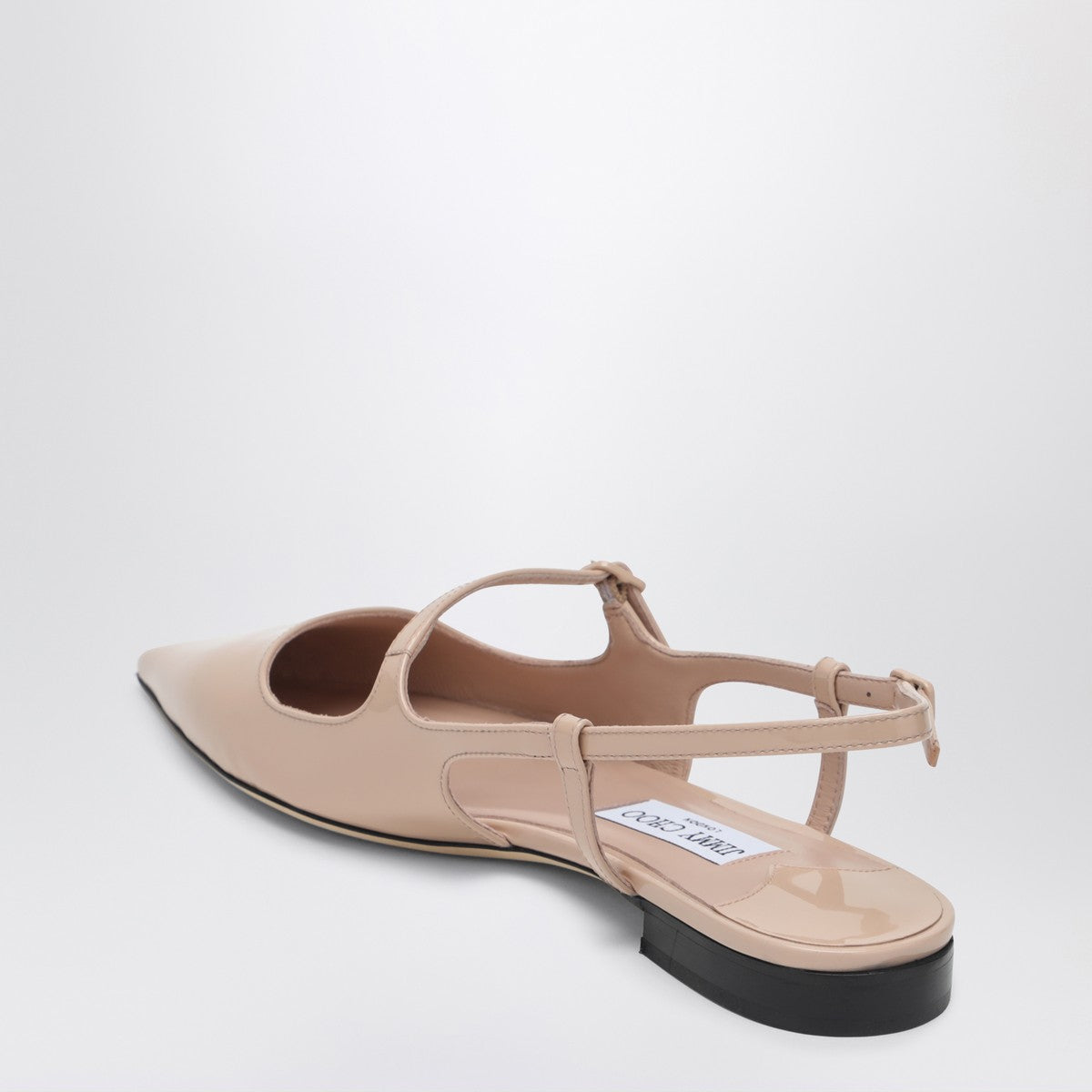 Jimmy Choo Scarpa Didi Flat nude in patent leather Jimmy Choo