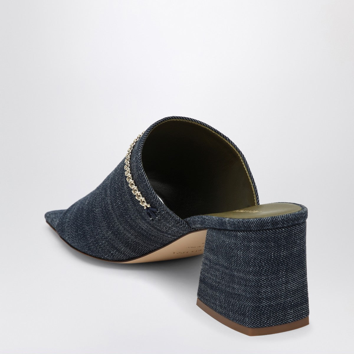 MARIA LUCA Messalina blue denim sandals MARIA LUCA
