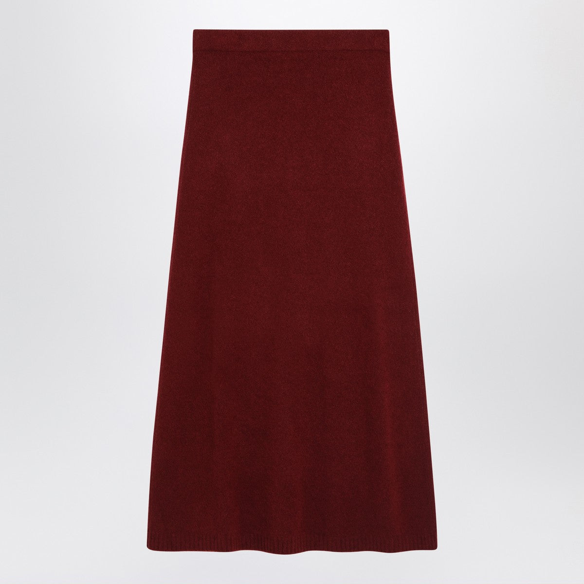 Max Mara Raspberry skirt in stretch cashmere knit Max Mara