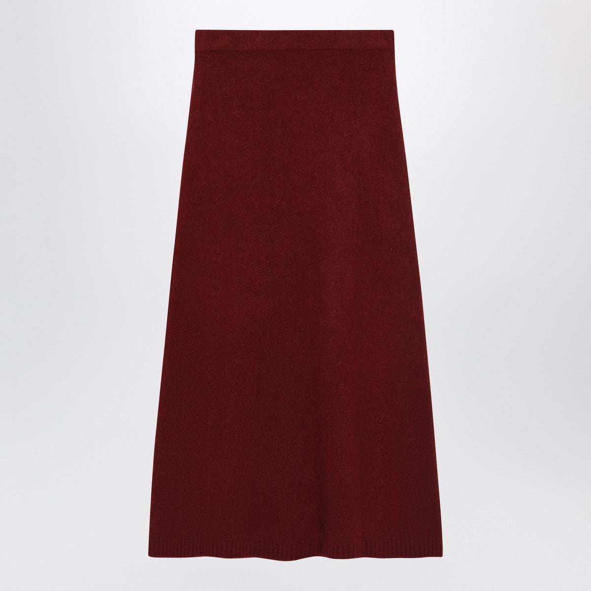 Max Mara Raspberry skirt in stretch cashmere knit Max Mara