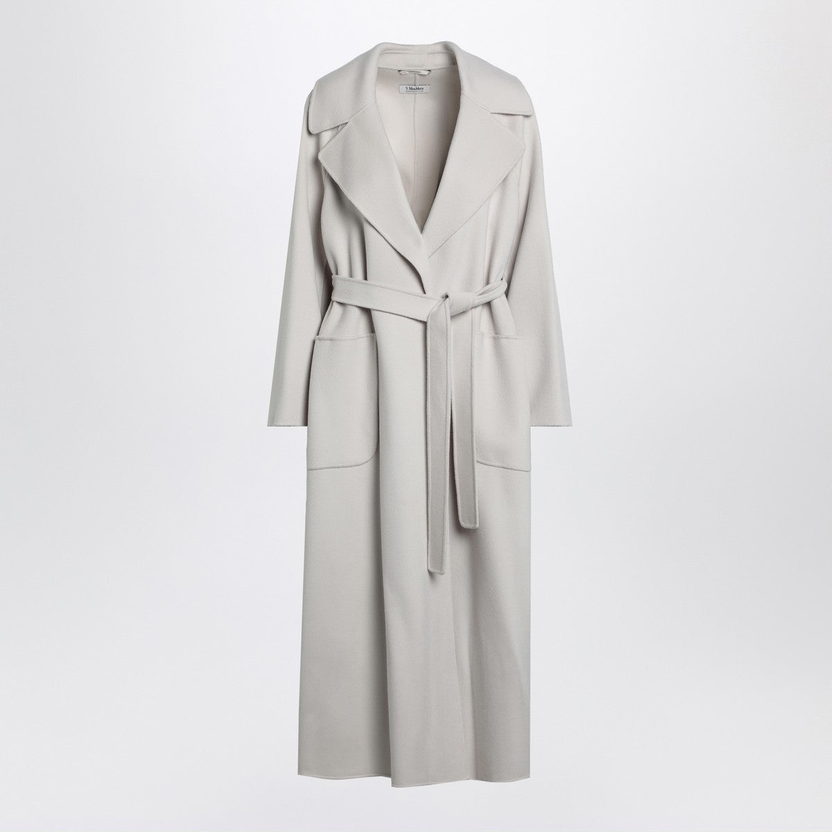 S Max Mara Ivory wool robe coat S Max Mara