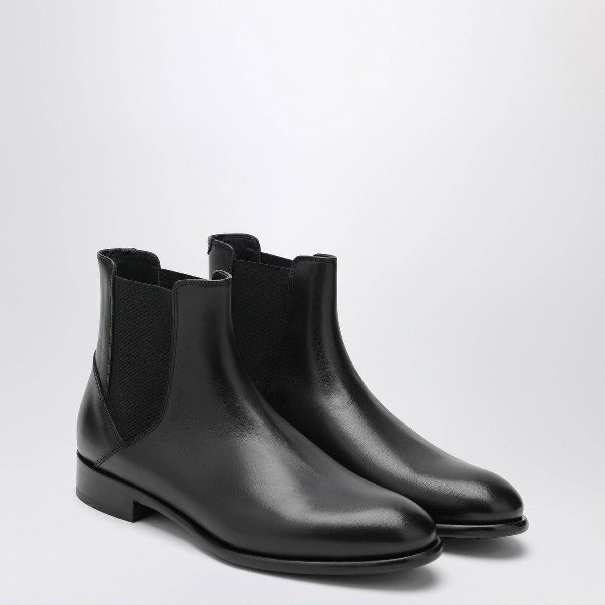 Doucal''s Black smooth leather ankle boots Doucal''s