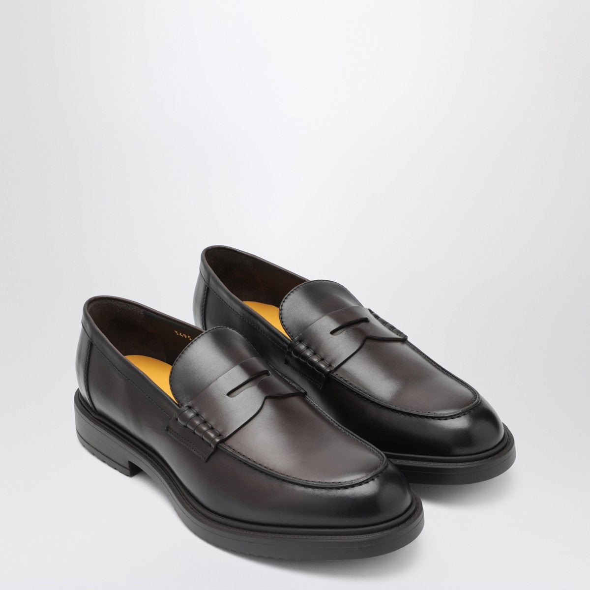 Doucal''s Dark brown penny loafer Doucal''s