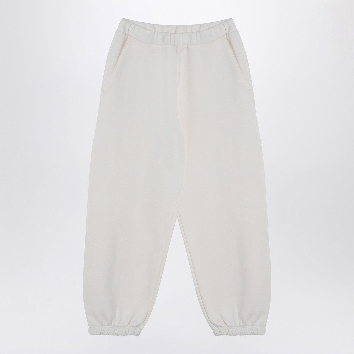 Douuod Ivory cotton-blend jogging trousers Douuod