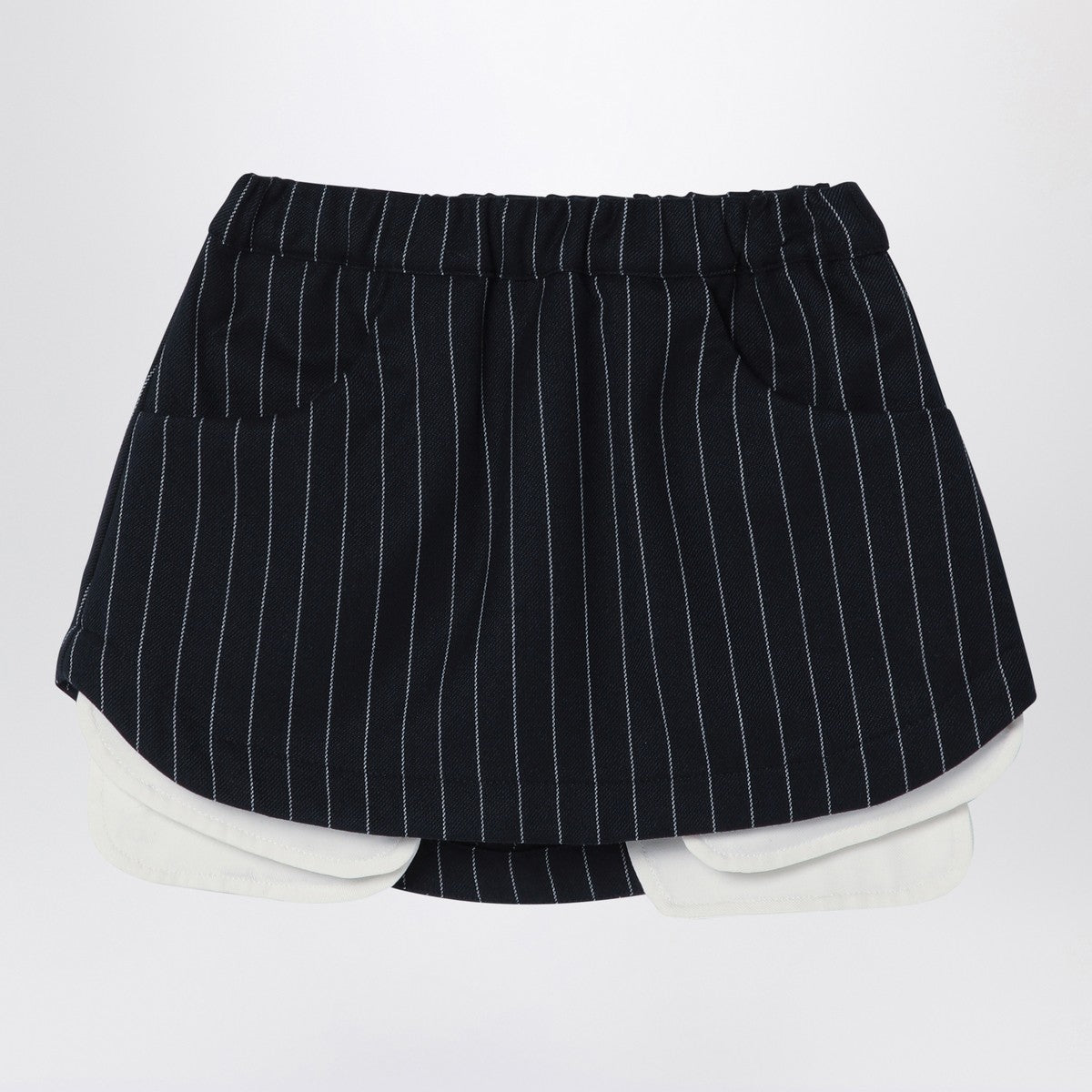 Douuod Navy blue pinstripe Grace skirt Douuod