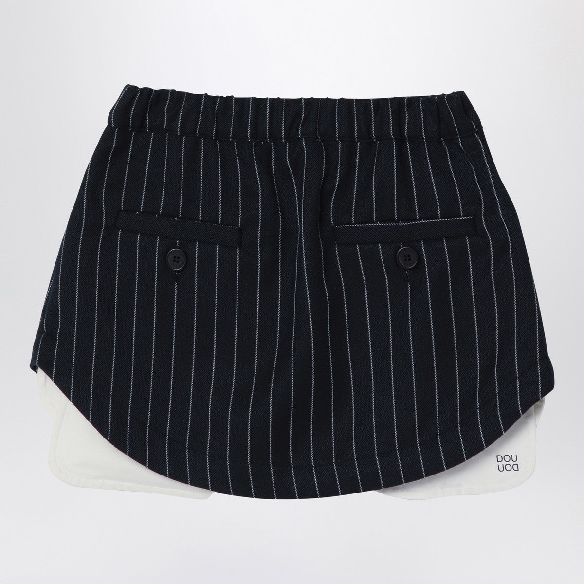 Douuod Navy blue pinstripe Grace skirt Douuod