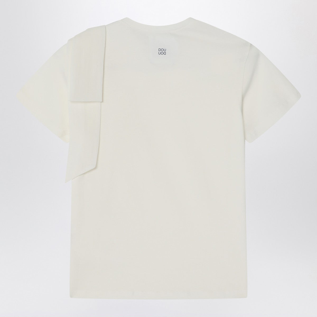 Douuod Ivory t-shirt with bow Douuod