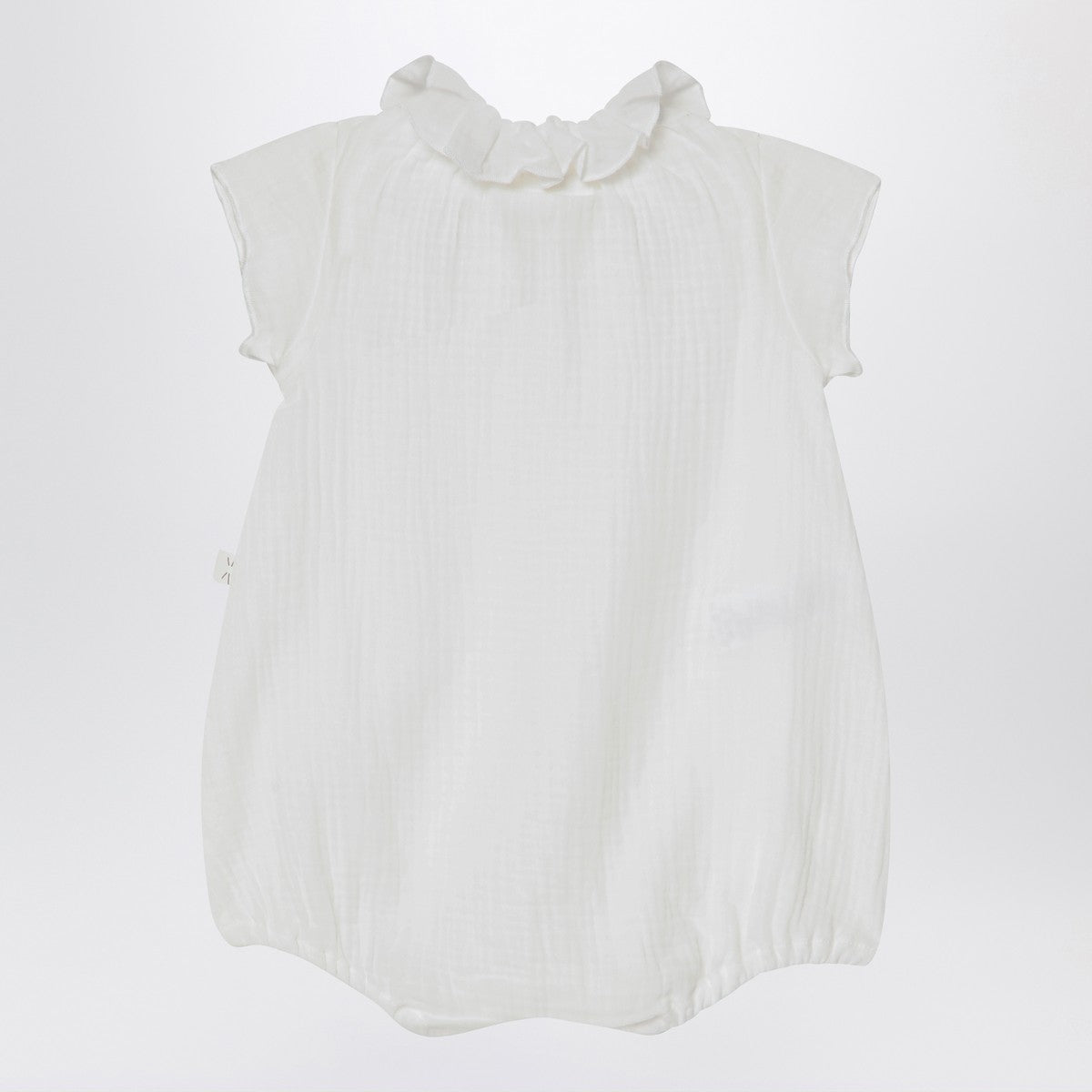 Teddy & Minou White Cotton Romper Teddy & Minou