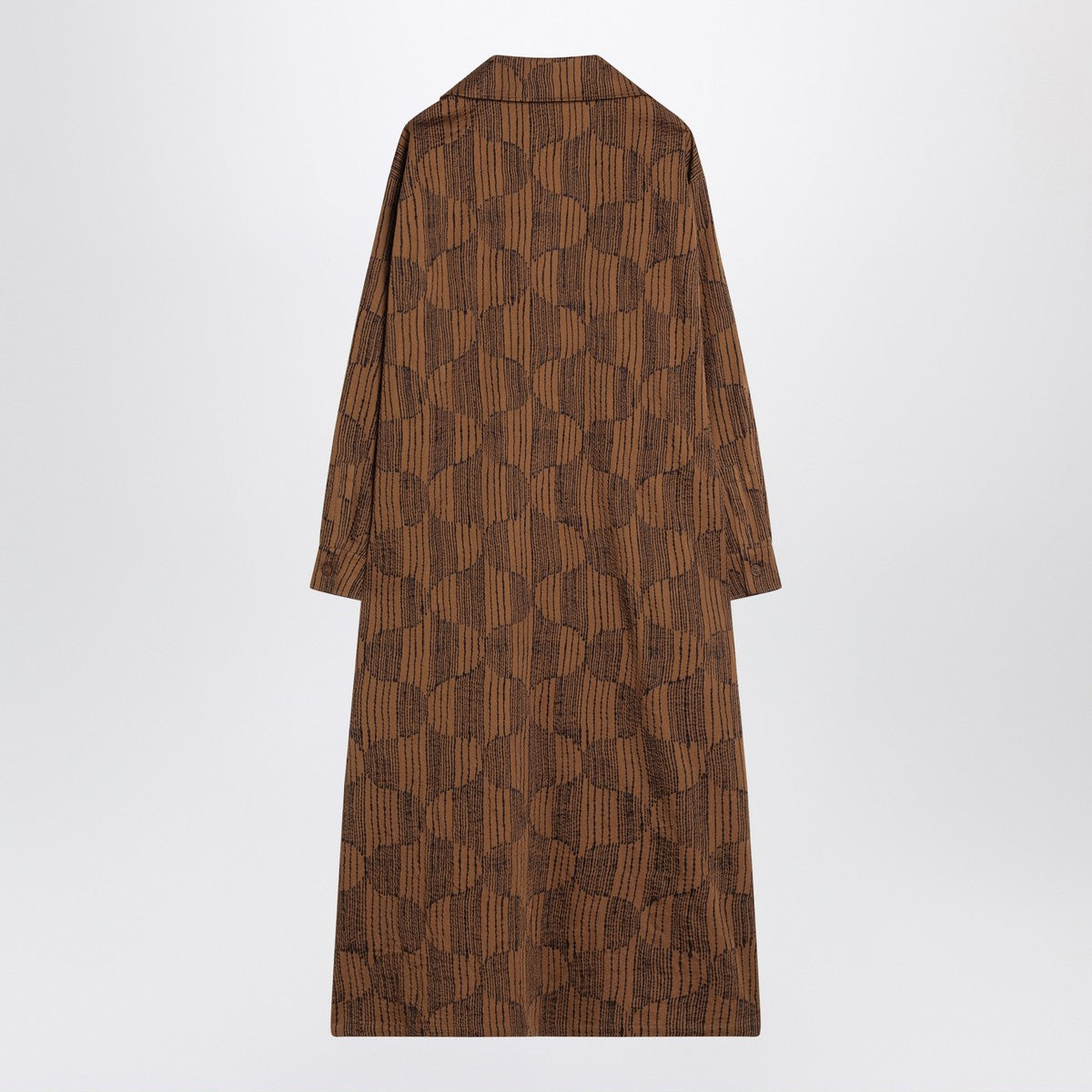 Max Mara Olive green shirt dress in cotton Max Mara