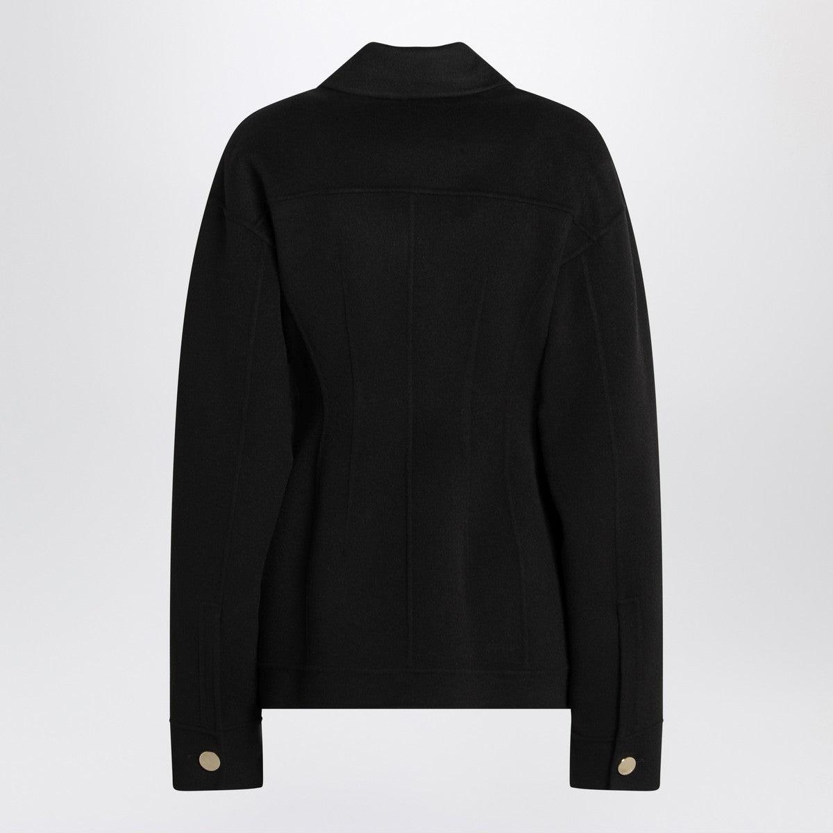 Sportmax Single-breasted black wool jacket Sportmax