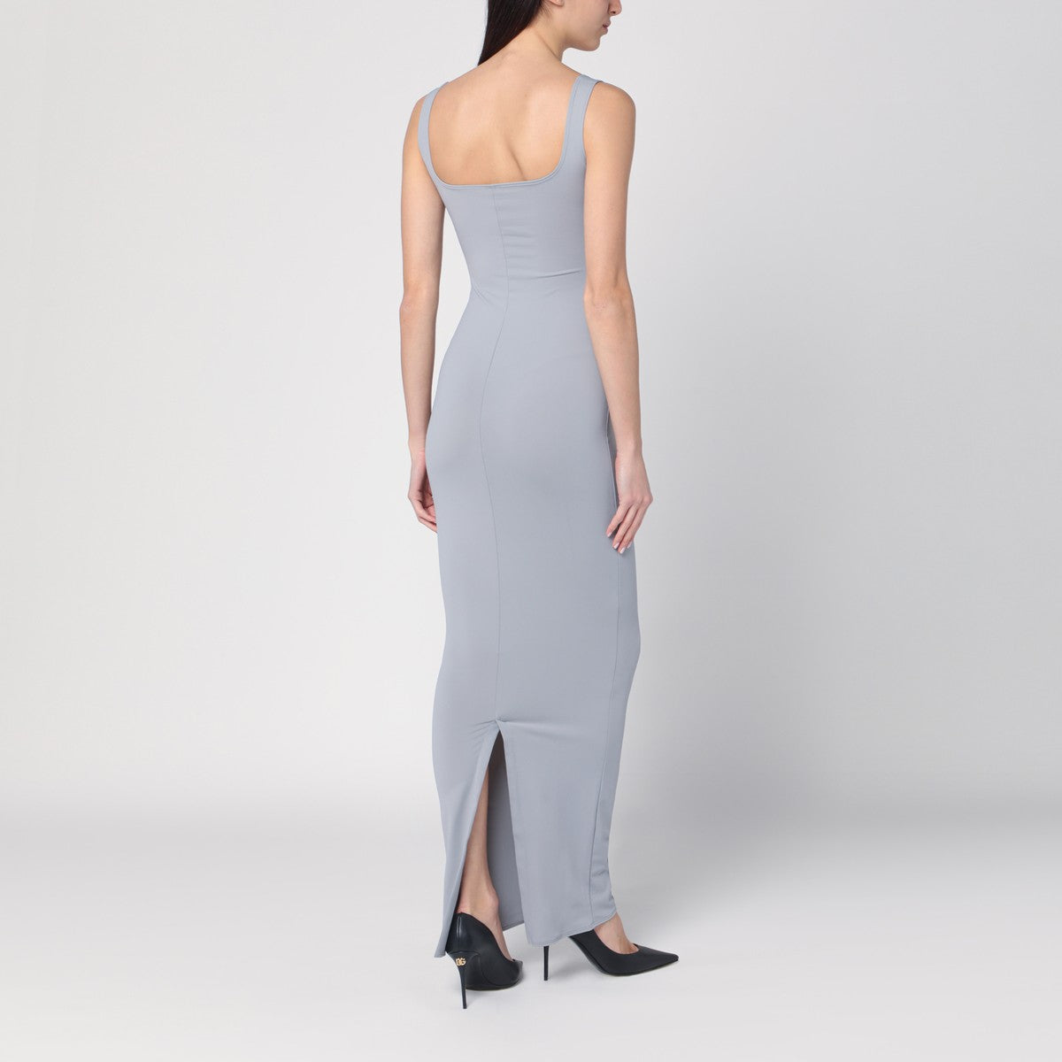 Entire Studios Long grey dress in nylon blend Entire Studios