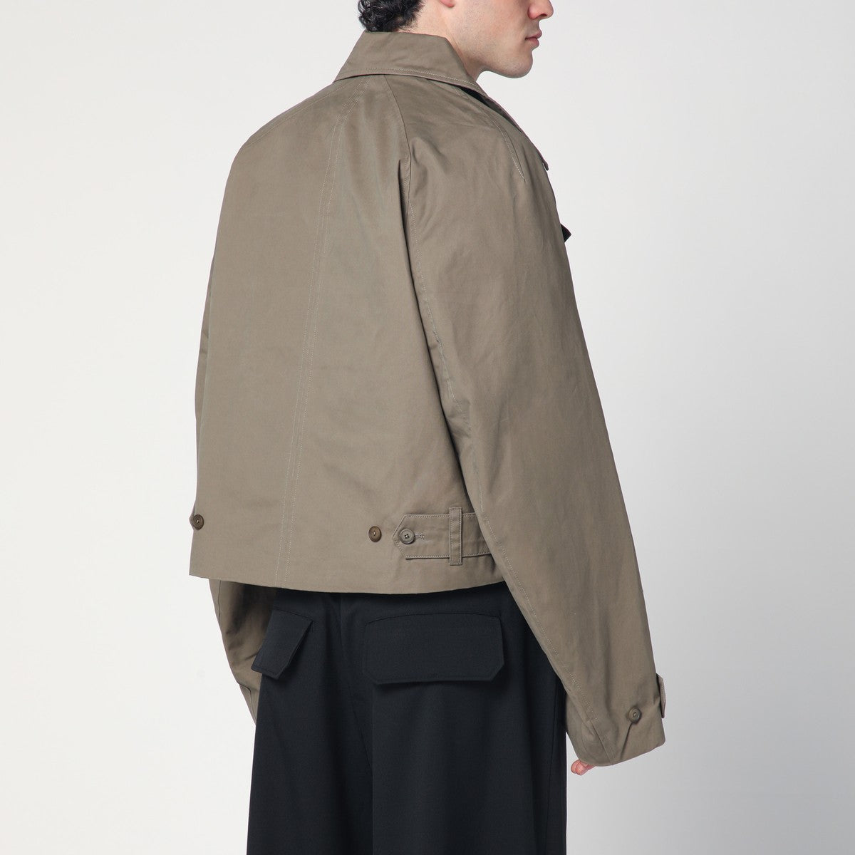 Entire Studios Cropped khaki cotton jacket Entire Studios