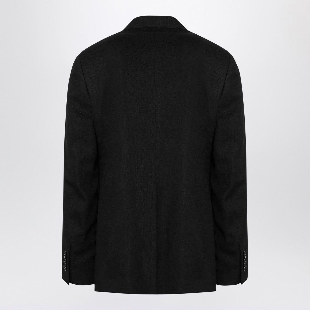 Lardini Black single-breasted jacket in wool blend Lardini