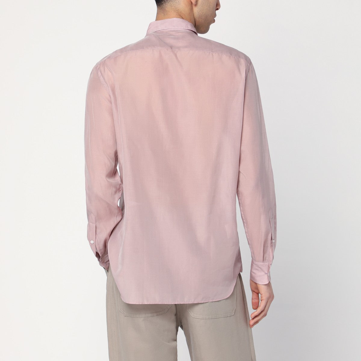 Lardini Pink shirt in silk blend Lardini
