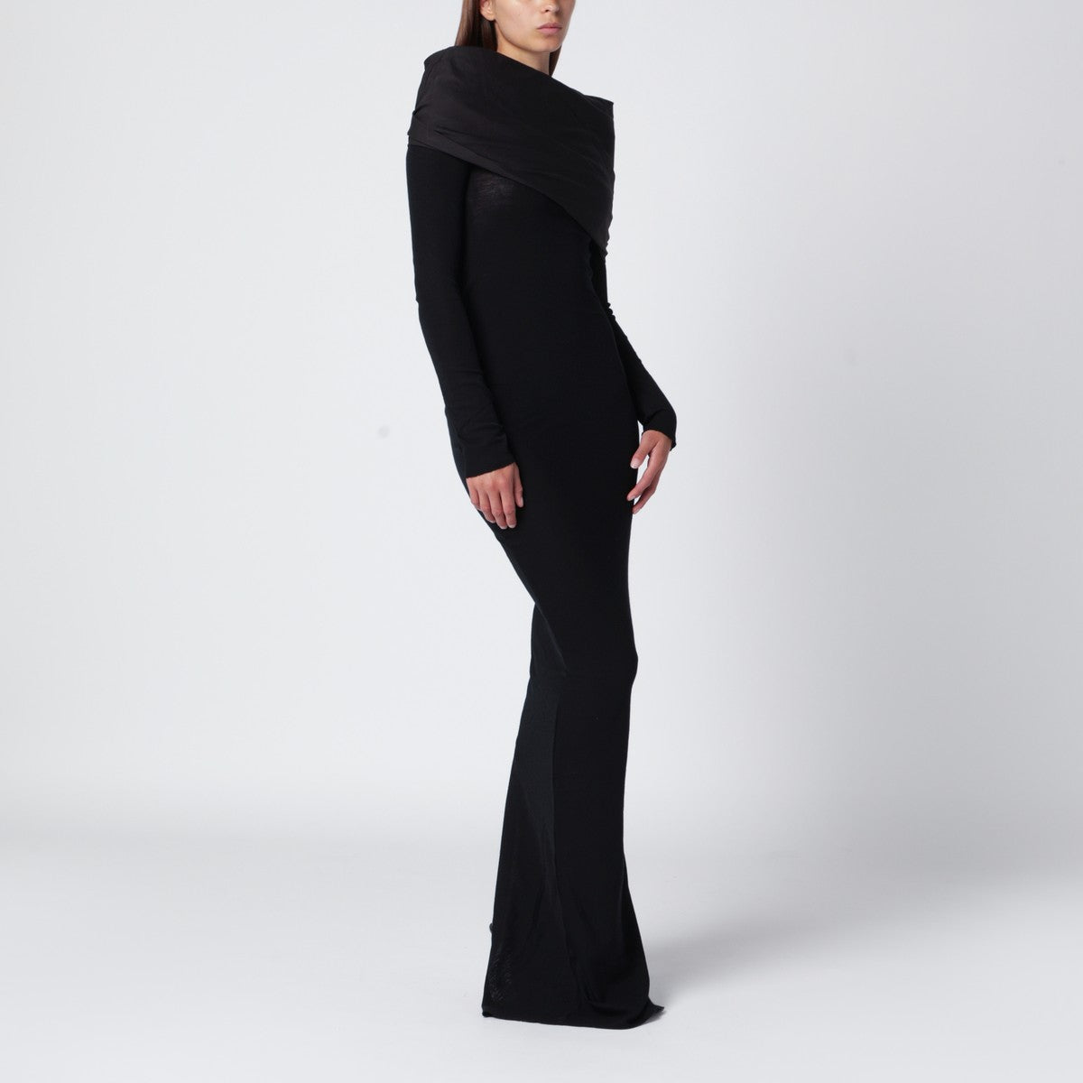 Entire Studios Black long wool dress Entire Studios