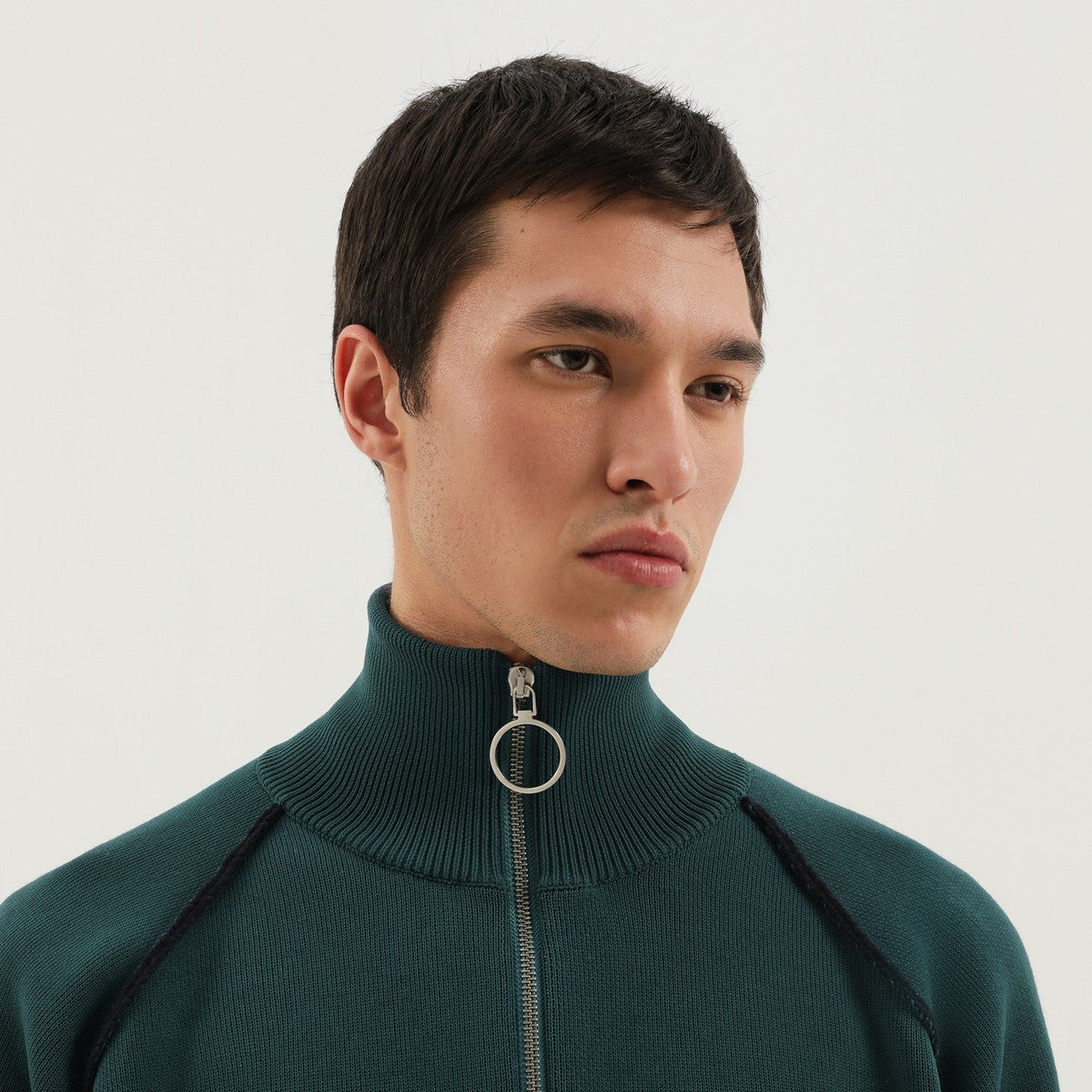 1989 STUDIO Dark green raglan sweater 1989 STUDIO