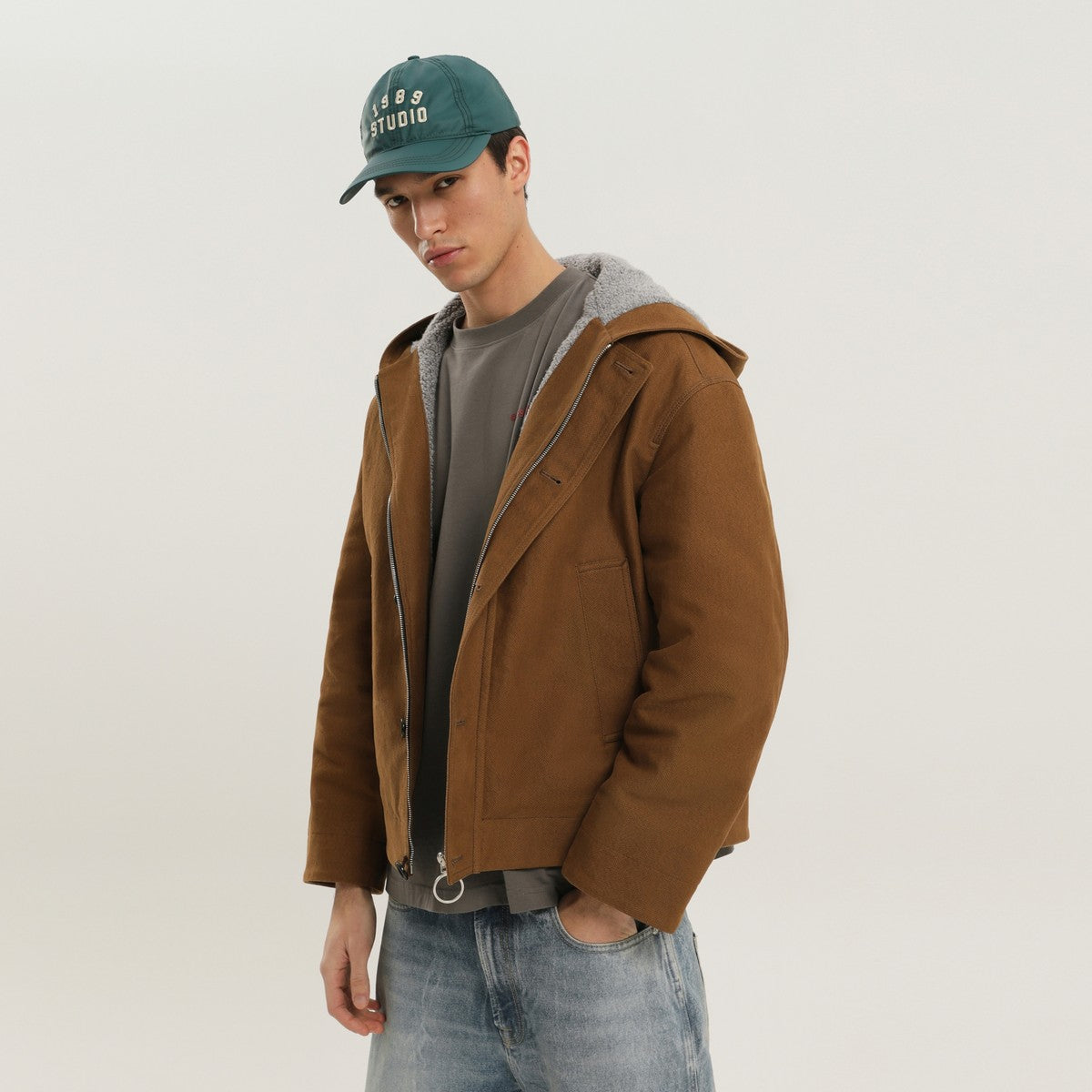 1989 STUDIO Brown Workwear Jacket 1989 STUDIO