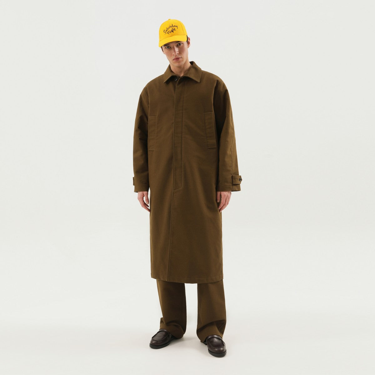 1989 STUDIO Olive green Mackintosh coat 1989 STUDIO