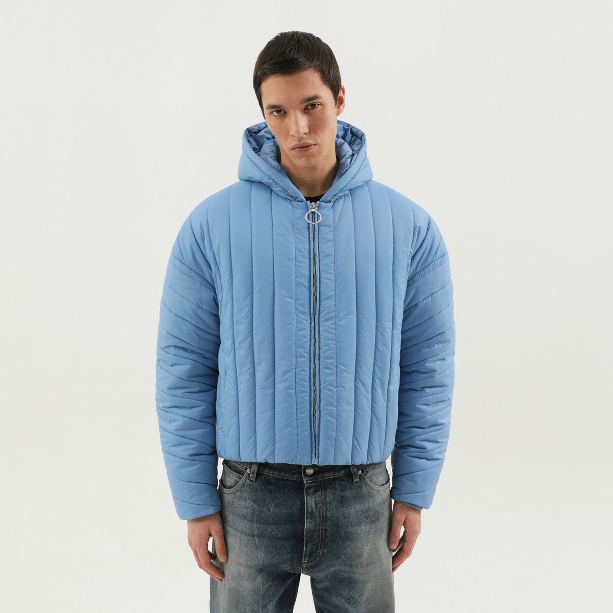 1989 STUDIO Light blue quilted down jacket 1989 STUDIO