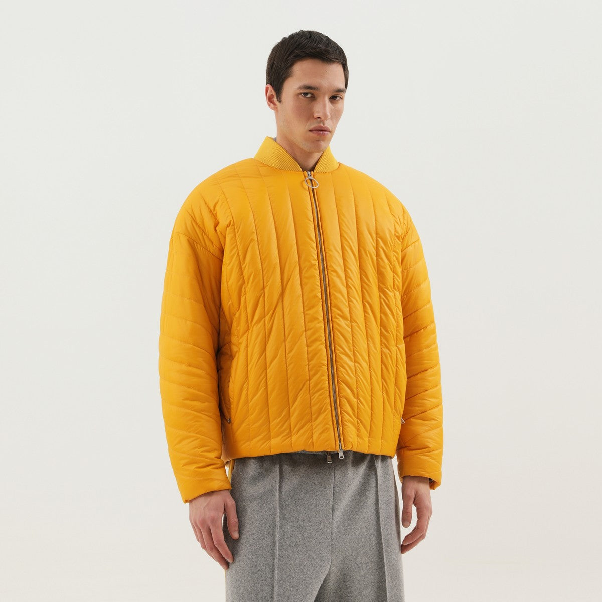 1989 STUDIO Yellow quilted down jacket 1989 STUDIO
