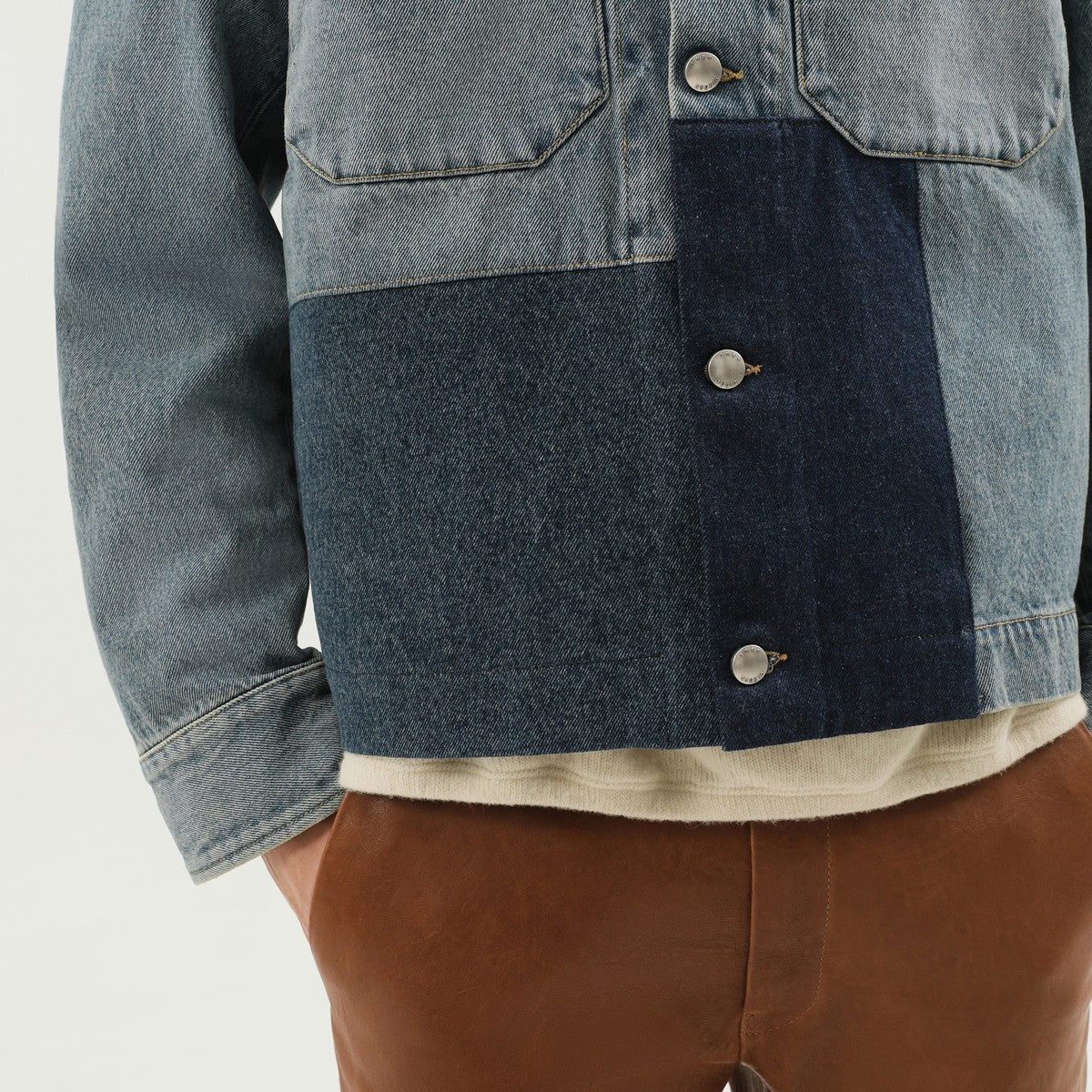 1989 STUDIO Denim jacket with patches 1989 STUDIO