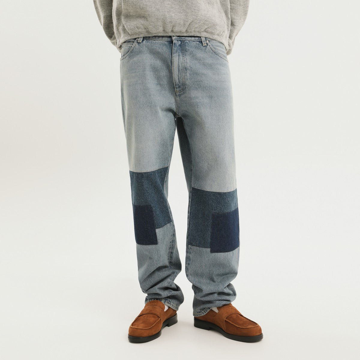 1989 STUDIO Malin denim pants with patches 1989 STUDIO