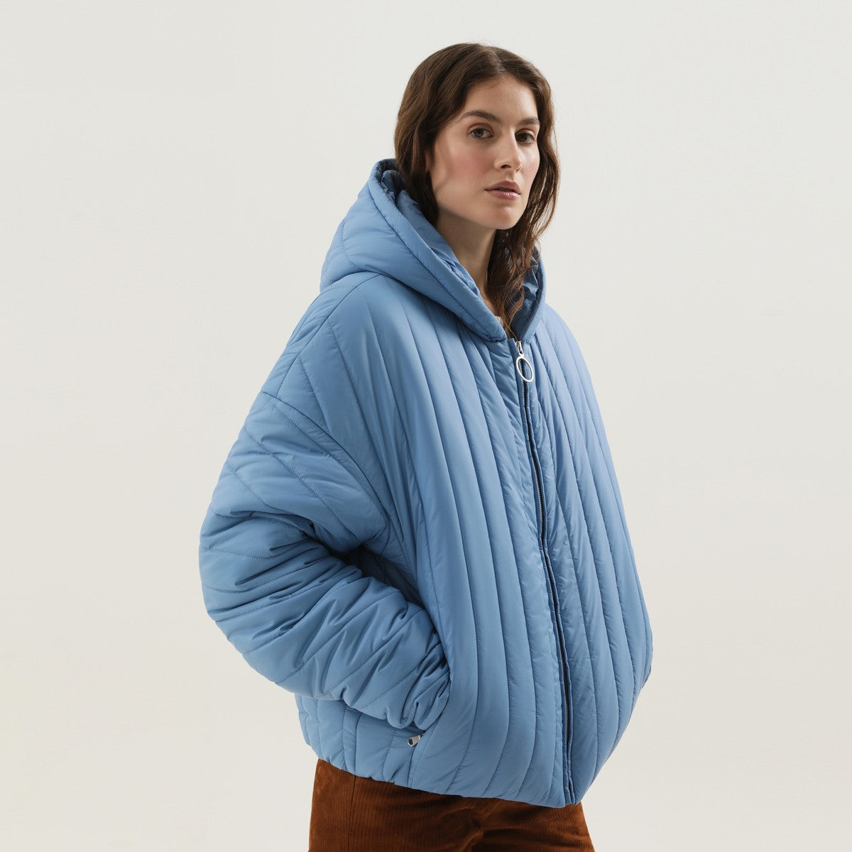 1989 STUDIO Light blue quilted down jacket 1989 STUDIO