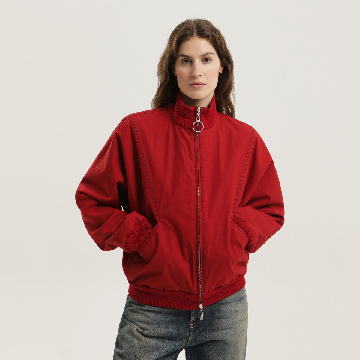 1989 STUDIO Red and black reversible jacket 1989 STUDIO