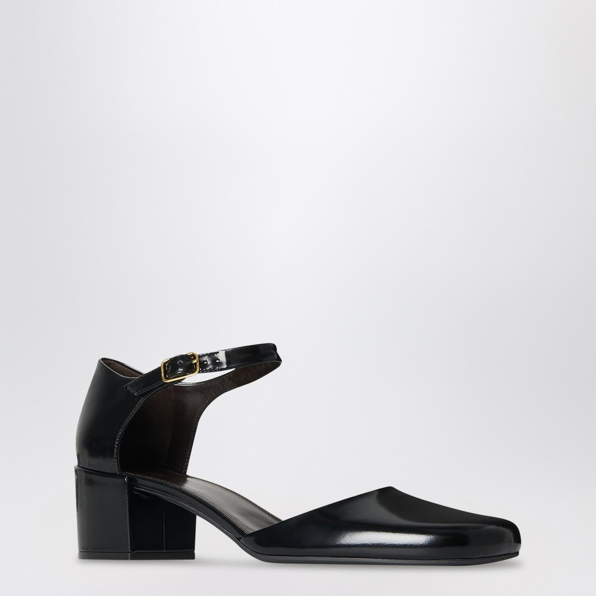 The Row Penelope black strap pumps The Row