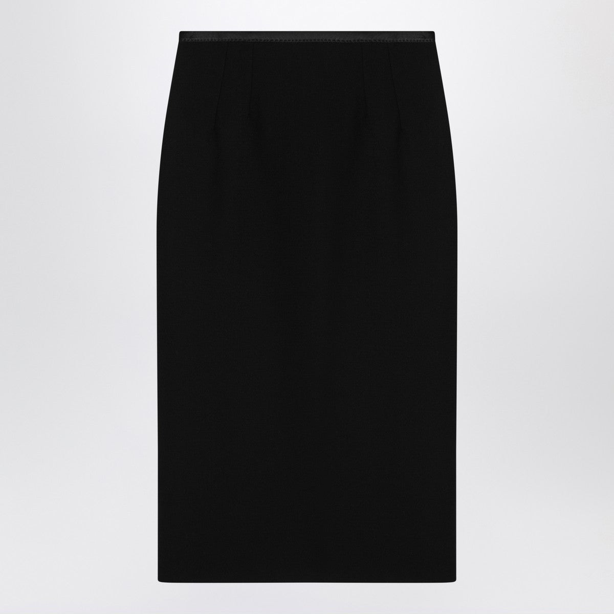 Dolce & Gabbana Dolce&Gabbana Black pencil skirt in wool crêpe Dolce & Gabbana