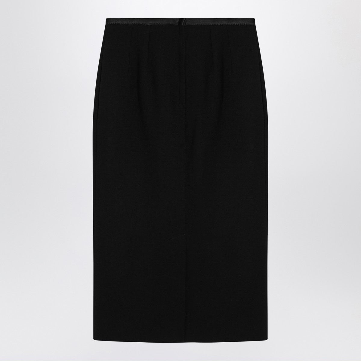 Dolce & Gabbana Dolce&Gabbana Black pencil skirt in wool crêpe Dolce & Gabbana