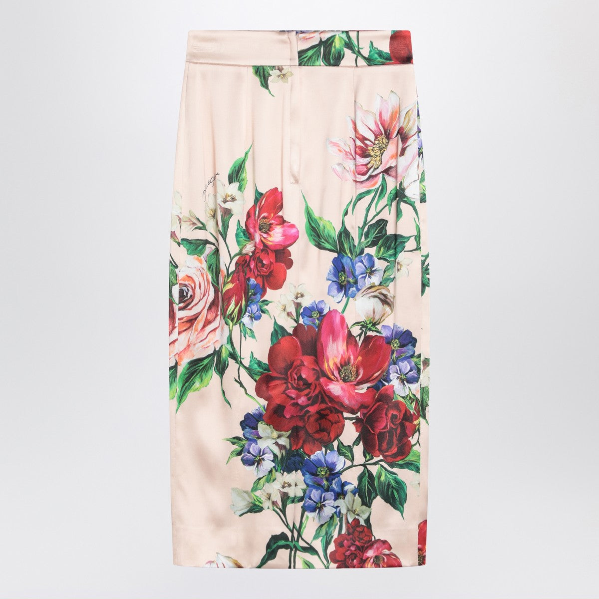 Dolce & Gabbana Dolce&Gabbana Longuette skirt with floral print Dolce & Gabbana