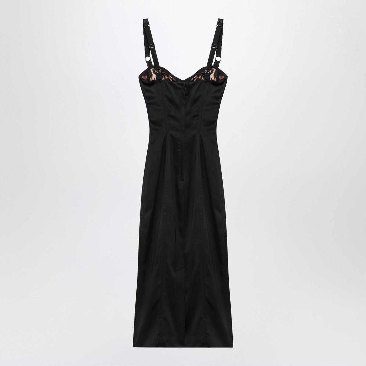 Dolce & Gabbana Dolce&Gabbana Black satin bustier dress Dolce & Gabbana