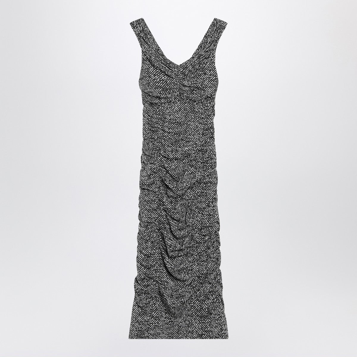 Dolce & Gabbana Dolce&Gabbana Diagonal print dress in silk blend Dolce & Gabbana